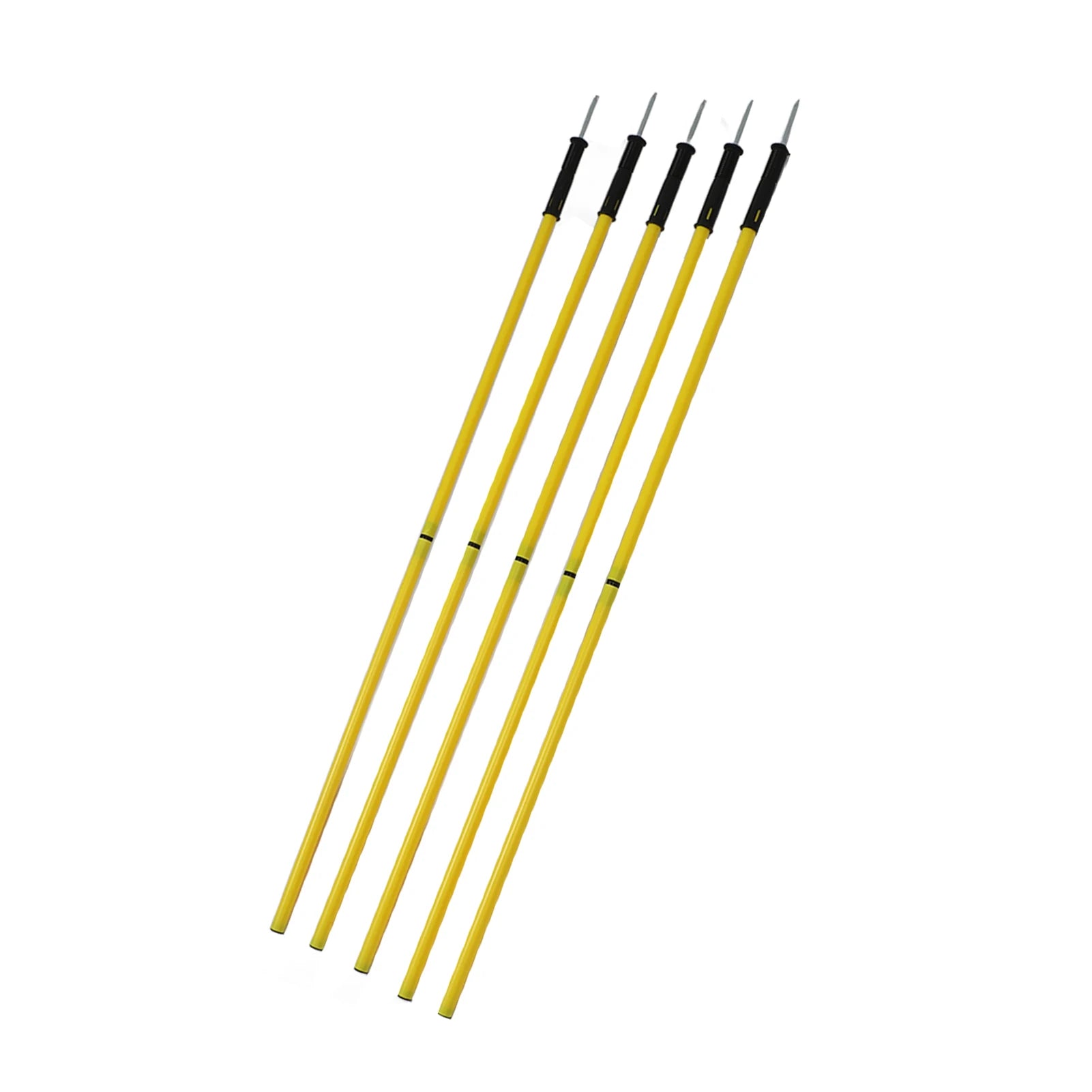 Soccer  Poles Set Yellow  Poles 1.5m  Training Poles Soccer Training Sports  Poles with Base Buckles