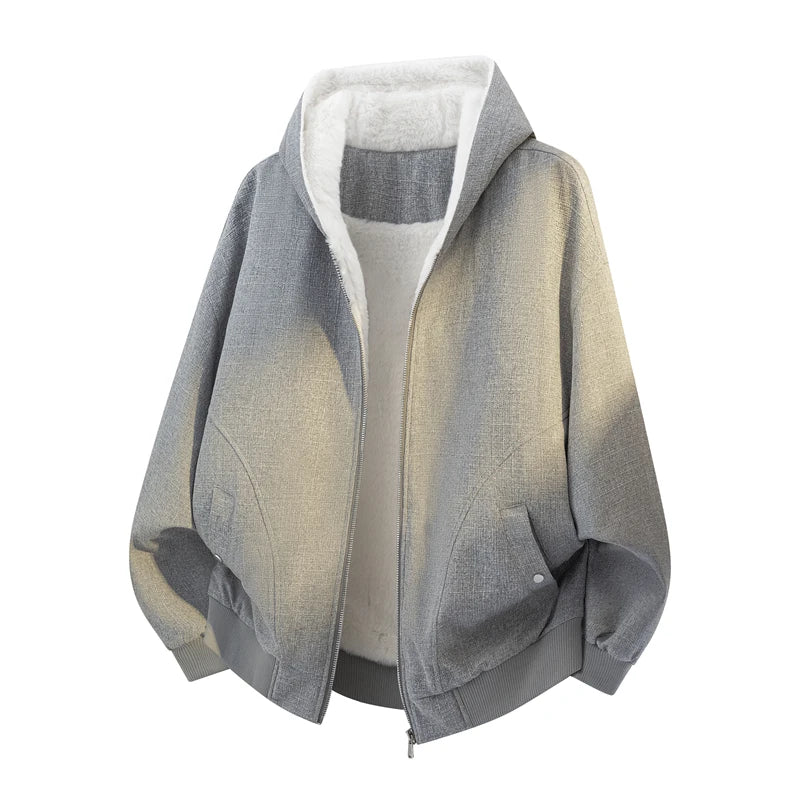 Men's Outdoor Sports Leisure Jacket Comfortable Versatile in Spring Autumn Trends Windproof Breathable with A Hat Jacket