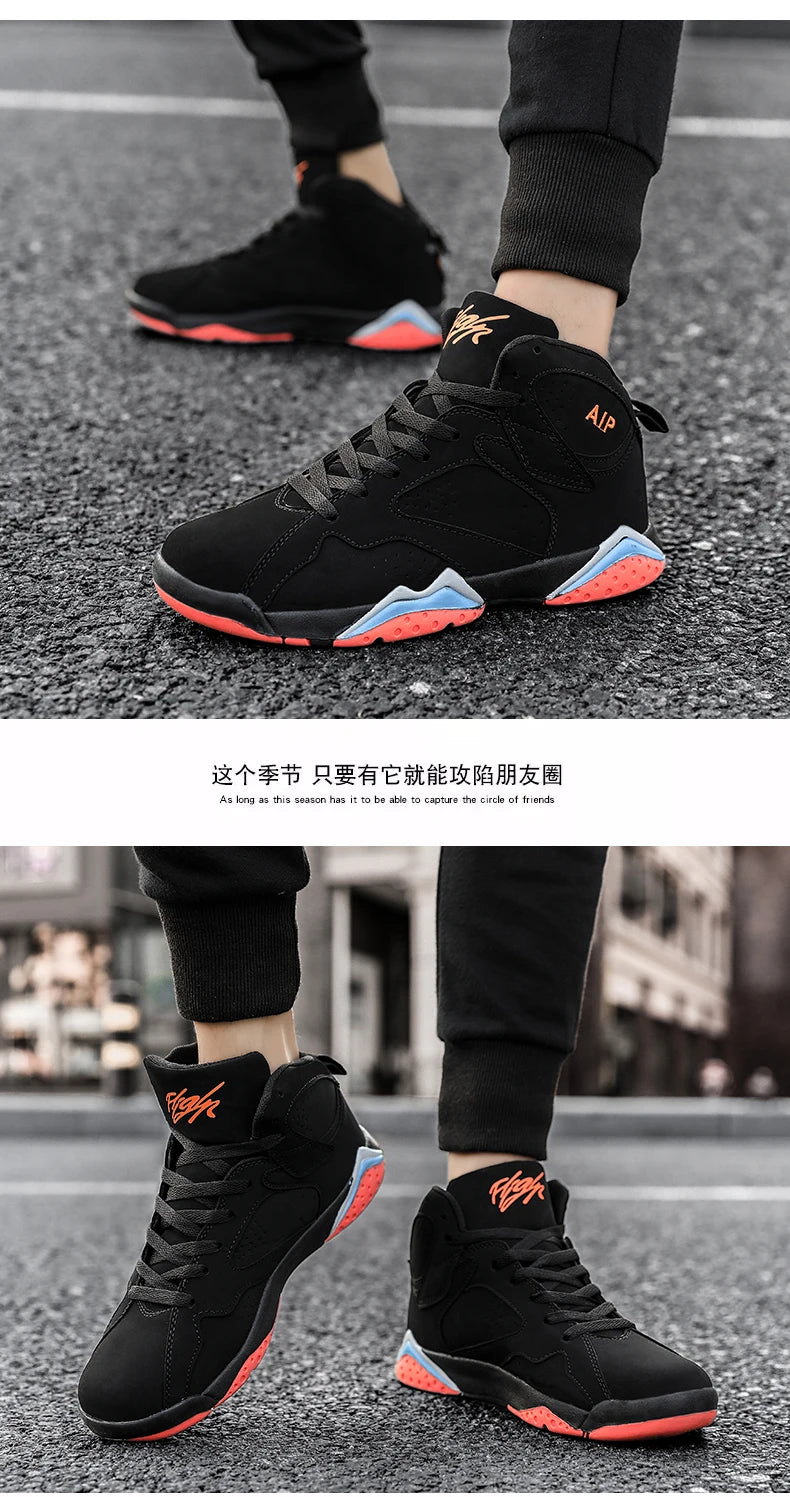 Men Basketball Shoes Fashion Non-slip Mens Casual Sneakers Man Sports High Quality Outdoor Jogging Shoes Boys Athletic Wear Traf