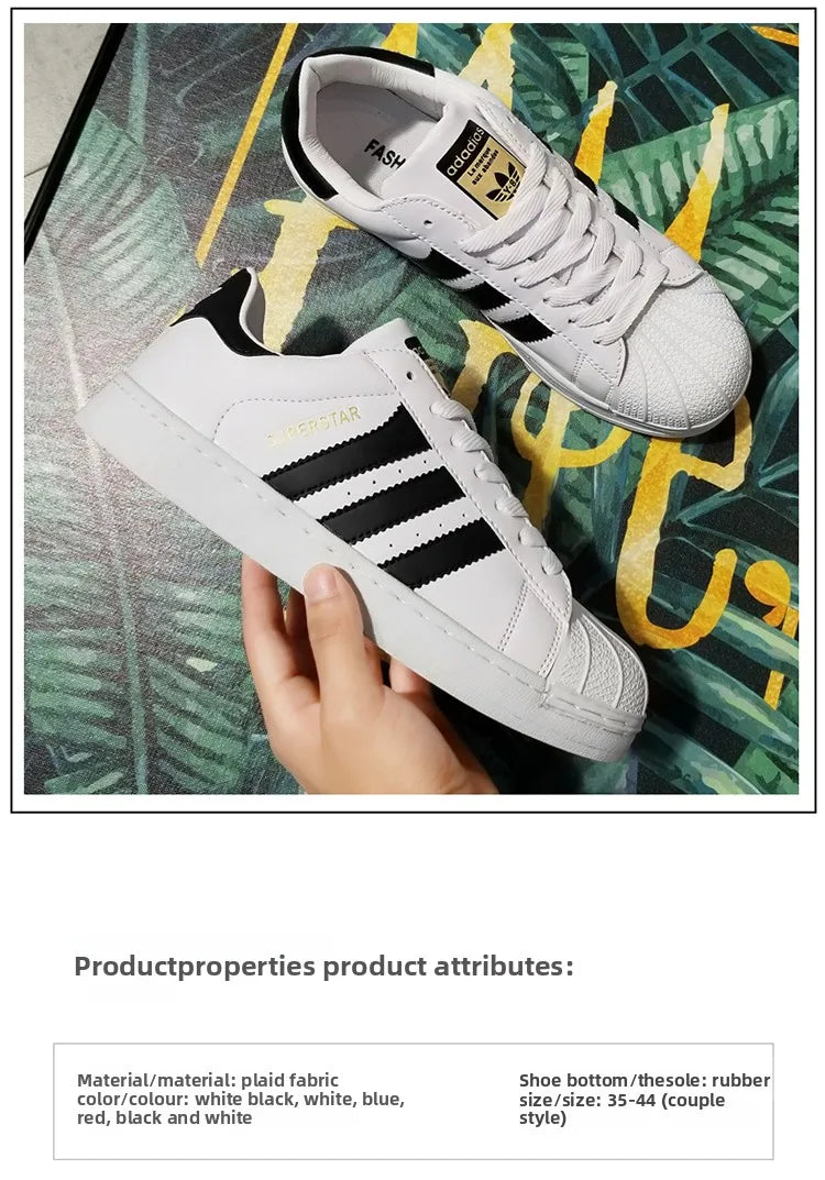 Couple Boardshoes Simple Basics Versatile Comfy Casual Light Walking Shoes New Hot Selling Men Women Student Little White Shoes