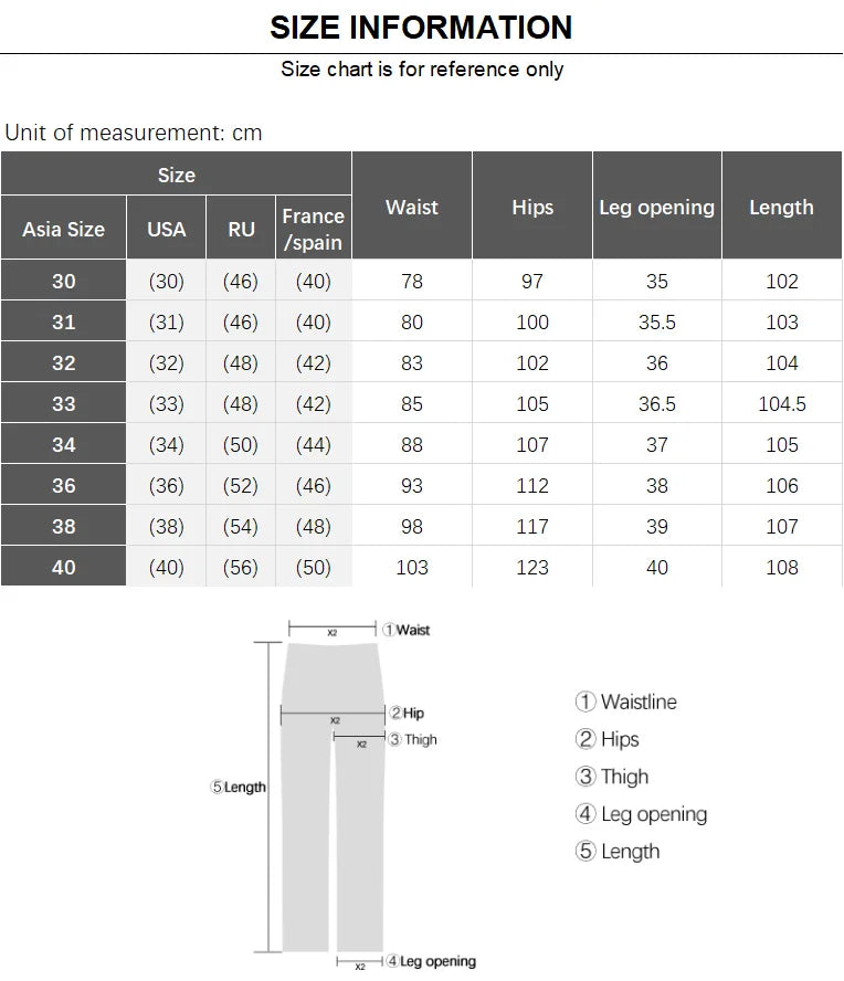 Men's Jeans Pure White Fashion Elastic Slim Youth Slimming Straight Leg Male Pants Business Casual Middle Age High End Trousers