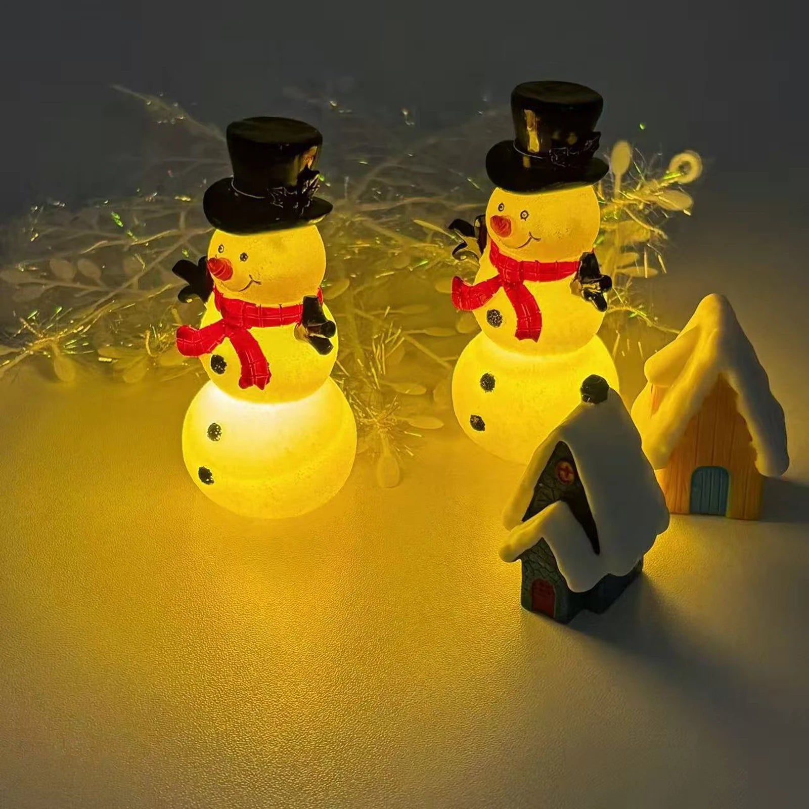 Christmas Snowman Night Light Party Holiday Atmosphere Decoration Lighting Props Suitable For Bedroom And Living Room