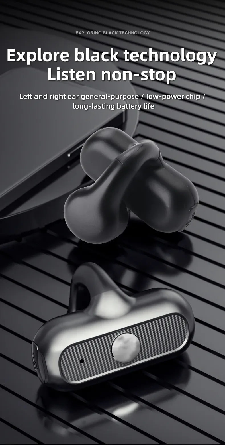 2023 New Wireless Audio Headphones, TWS Microphone, Invisible, Sports, Mini, Stereo, Mono, Ear Hanger, Music, Only One Headset