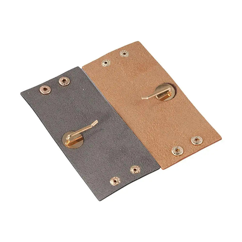 Accessories Girl's Headwear Hair Wrap Hairpins Korean Style Hair Cuff Ponytail Holder PU Leather Hair Band Women's hair clips