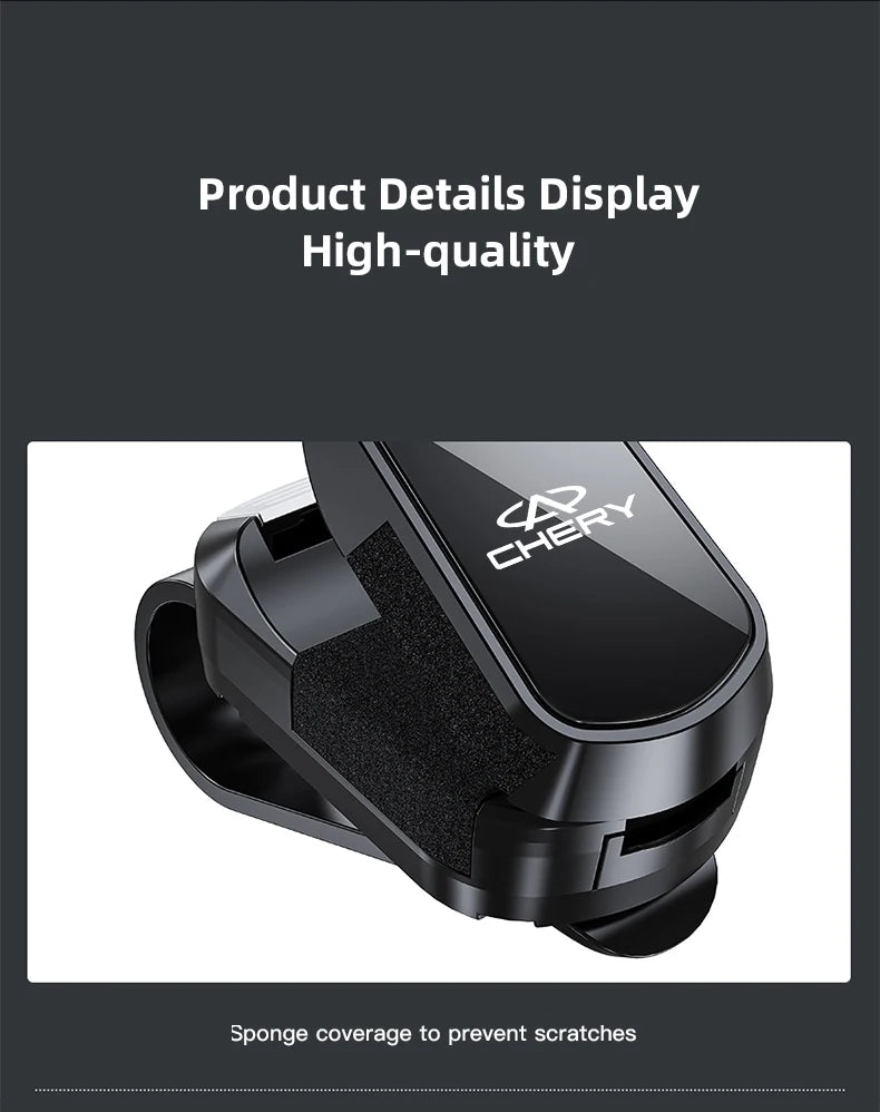 Car Sun Visor Glasses Clip Mirror Style Sunglasses Holder For Chery Omoda Tiggo Pro Fulwin Arrizo QQ 5x X1 T11 Gx E3 Car Gadgets