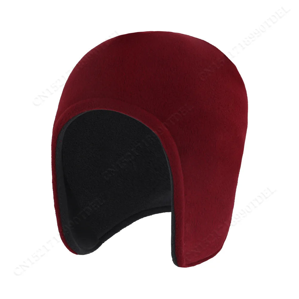 Winter Outdoor Cycling Hat Polar Fleece Windproof Ear Protection Earmuffs Sports Headgear Warm Caps Hiking Riding Caps