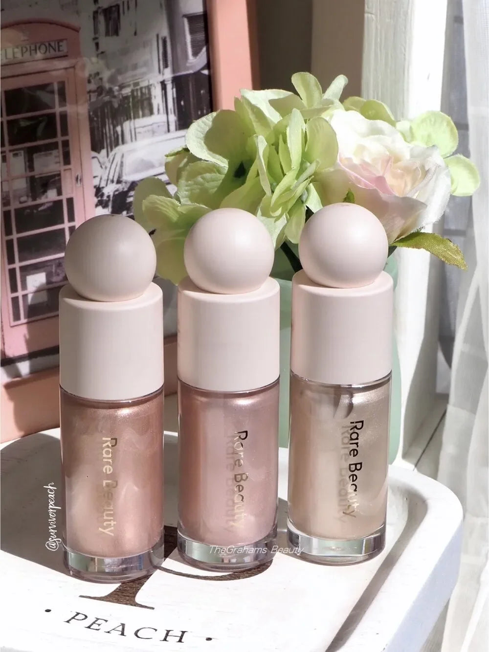 Rare Beauty Positive Light Liquid Luminizer Highlight Contouring Liquid Blush Makeup Bronze Concealer Waterproof Natural Makeup