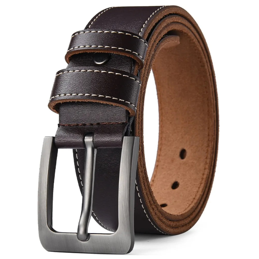 Waist Accessories Retro Men Belt Classic Versatile Casual Belts Durable Leather Belt Formal Occasions