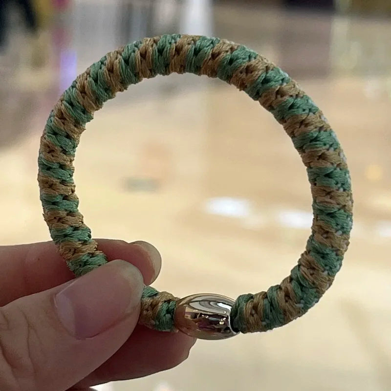 2022 fashion Simple thick hair rubber bands for Women Elastic Hair Tie Gum Girl Ponytail Hairbands Scrunchies kknekki Accessorie