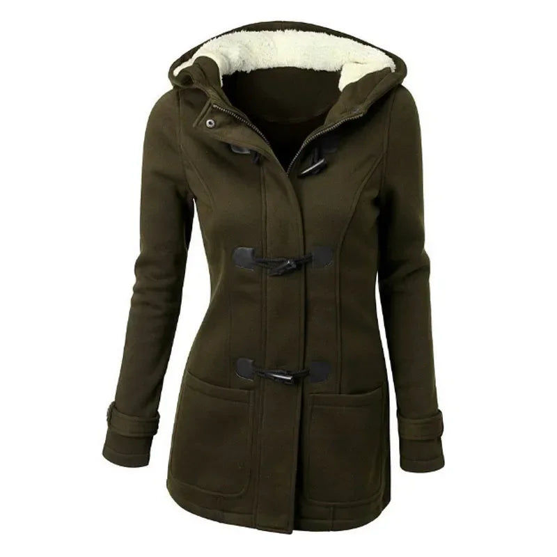 Women Basic Jackets 2025 Autumn Women's Overcoat Zipper Causal Outwear Coat Female Hooded Coat Casaco Feminino Ladies Jacket