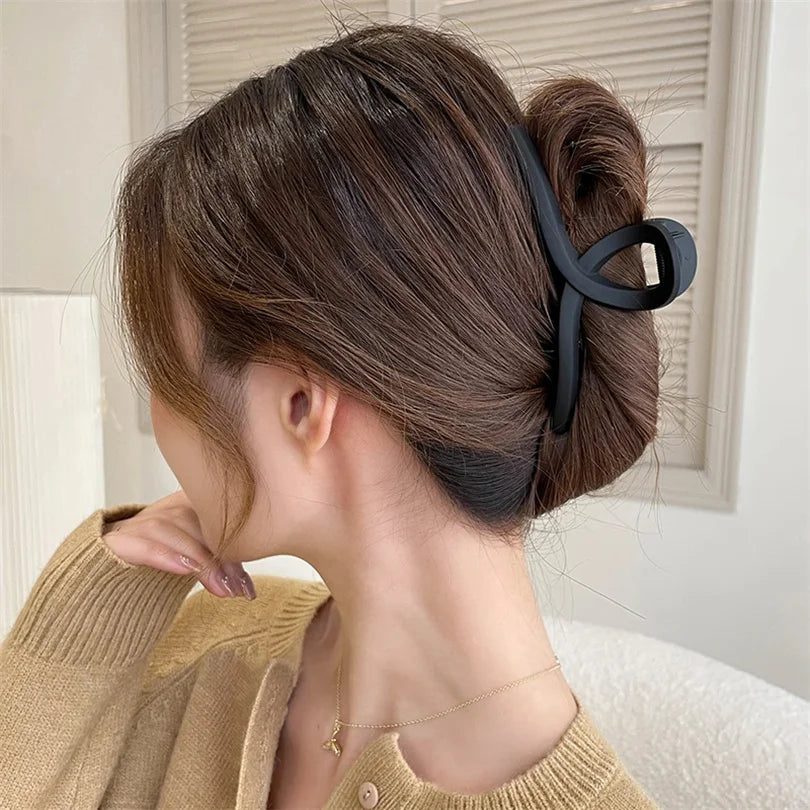 Barrettes Fashion Women Acrylic Hair Claws Clips Hair Accessories Hairpins Ladies Hairgrip Headwear Girls Ornaments Crab Bands