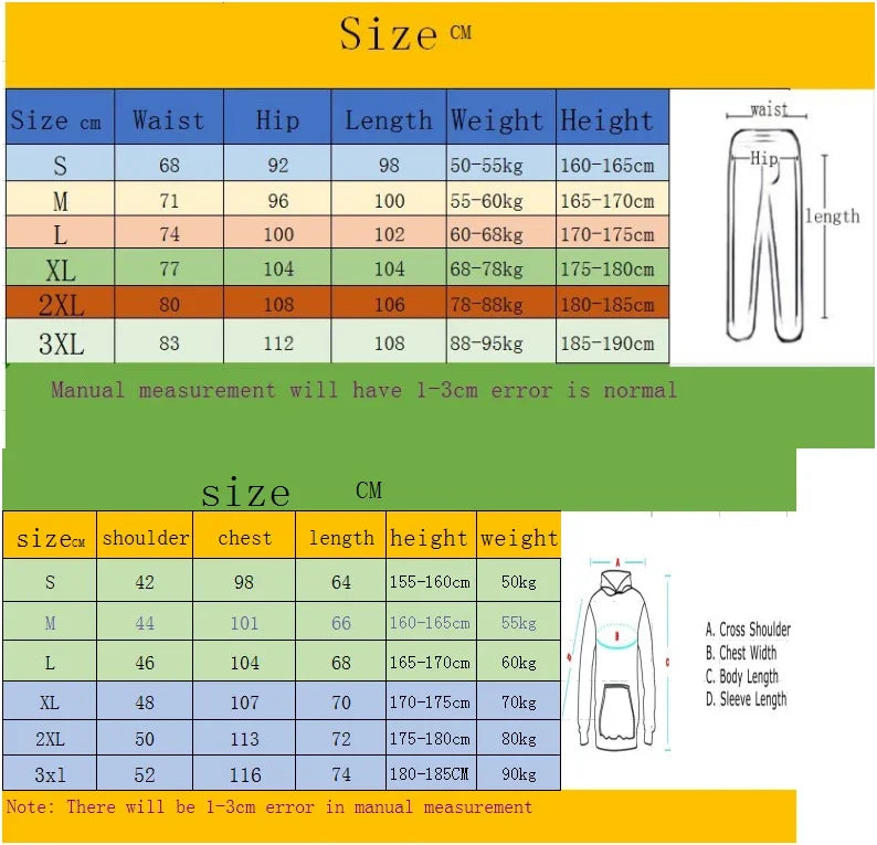 Men Tracksuit 2 Pieces Sets Hooded Sweatshirt +Drawstring Pants Male Hoodies Running Sportswear Men Women Autumn Sportwear