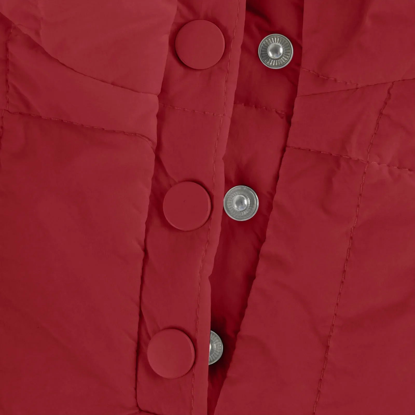 Quilted Jackets for Women Lightweight Long Sleeve Button Down Jacket Warm Winter Coat Outerwear with Pockets Ropas De Mujeres