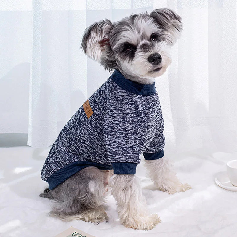 Pet Accessories Winter Dog Clothes for Small Dogs Warm Dogs Coat Pullover Clothing SweatshirtsCasual Dog Cat Clothing Pet Access