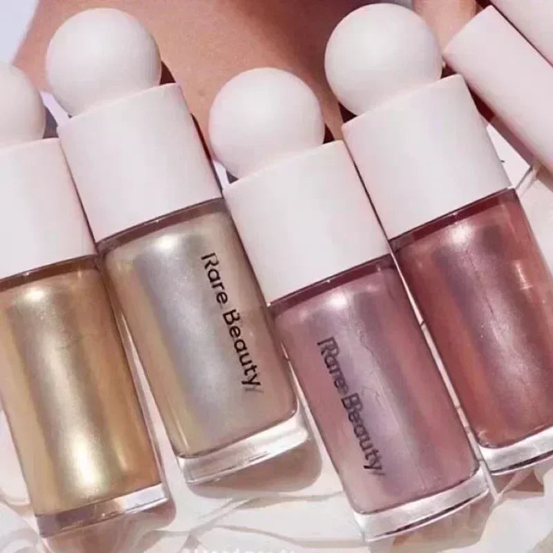 Hot Fashion Rare Beauty Setting Powder with Mirror Liquid Blush Moisturizing Dual-use Waterproof Lip Glaze Rouge Smooth Makeup