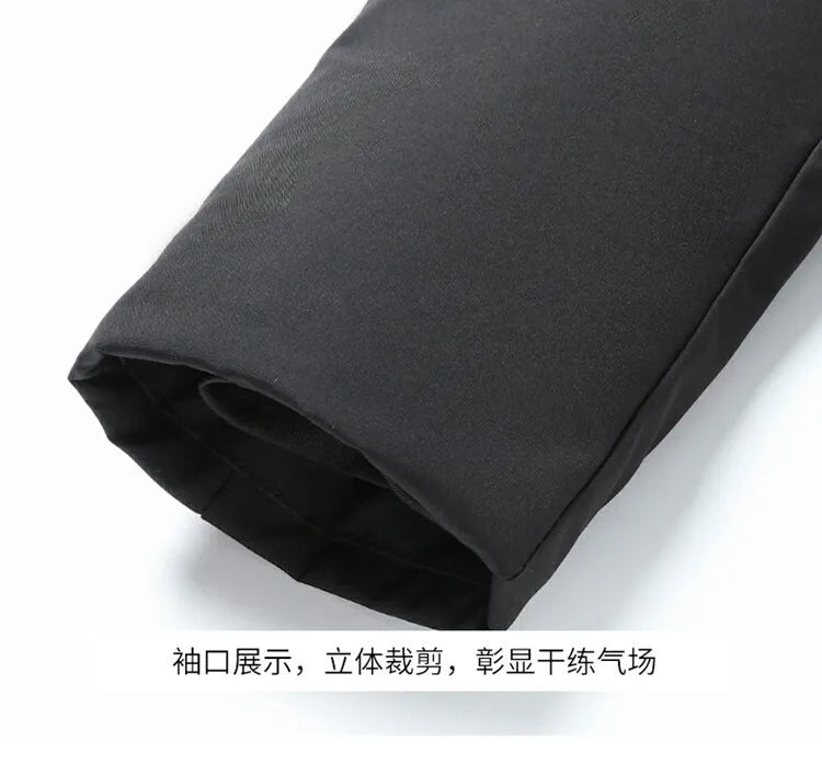 Men's Fashion Windbreaker Parka Coat Man Clothing Streetwear Windproof Casual Autumn Winter Warm Hombre Male Jacket for Outdoors