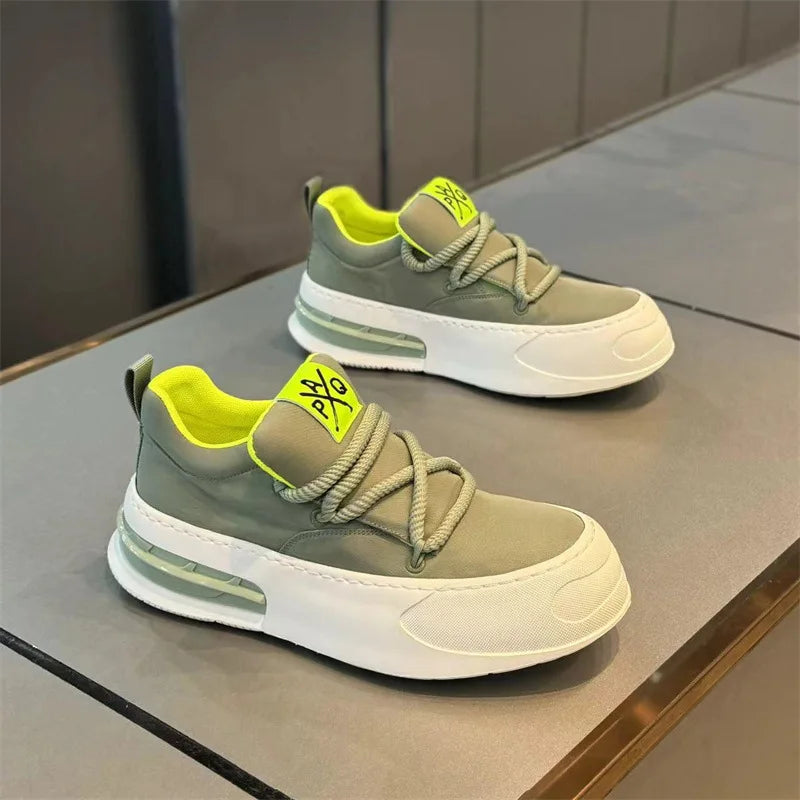 Sport Shoes for Men Platform Sneakers Designer Breathable Men Casual Shoes Fashion Outdoor Lace-Up Men Board Shoes tenis hombres