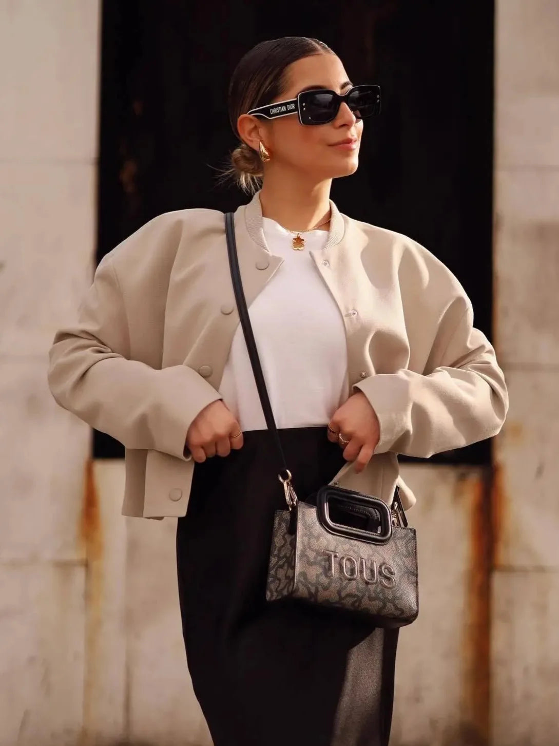 Ladies Short Vintage Autumn Winter Jacket Woman Coat Bomber Cropped Women Jackets Long Sleeve With Buttons Lady Outwear Female