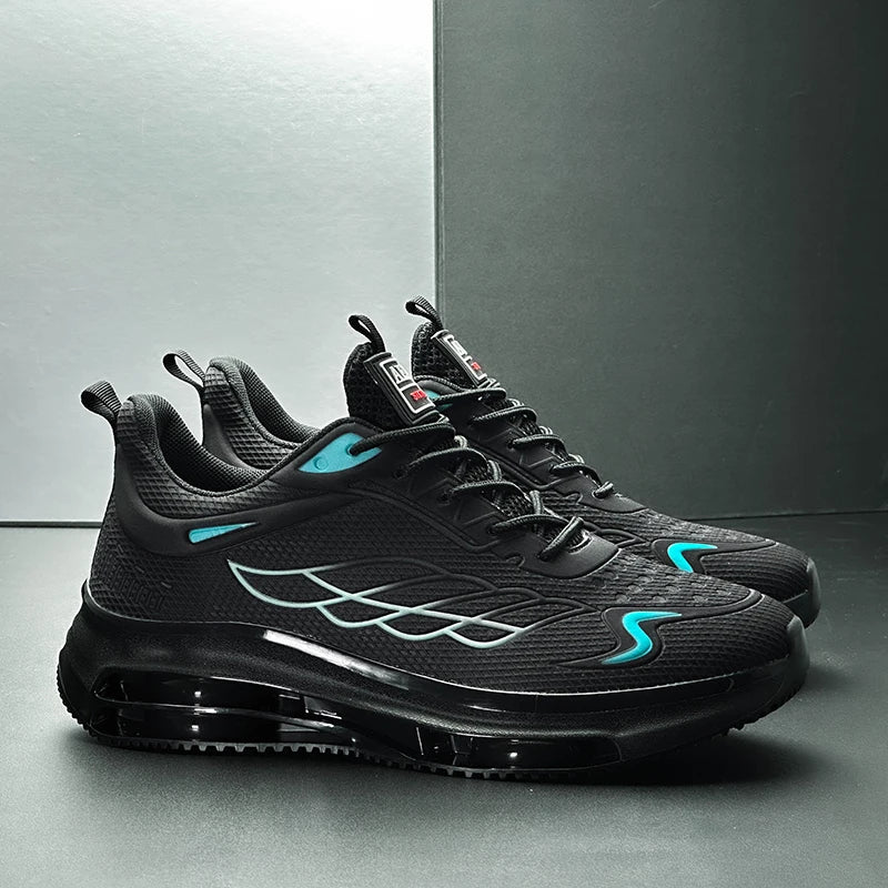 Men's new fashion sports shoes thick sole four season outdoor comfortable breathable wear-resistant running leisure sports shoes