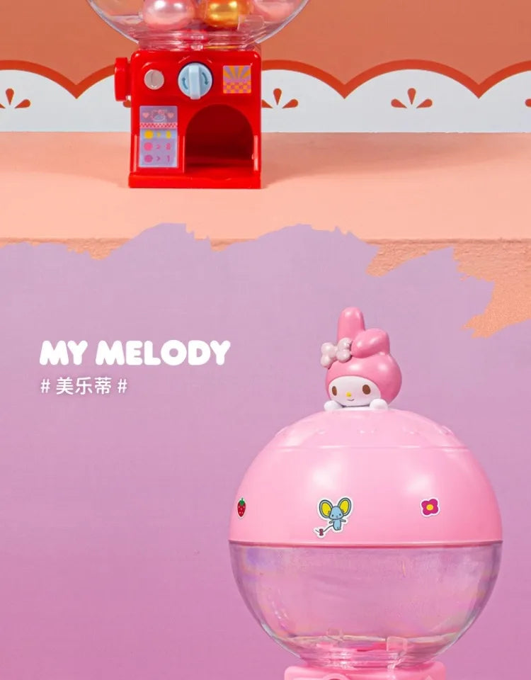 New Sanrio Hello Kittys Kuromi Cinnamoroll Children Toys Cute MINI Egg Twisting Machine Cartoon Creative Kids Toys for Girl Gift