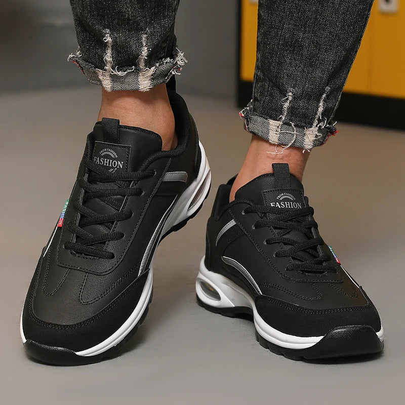 Men's High End Trendy Shoes Fashionable Comfortable Design Luxury Brand Thick Soled Shoes Comfortable Breathable Casual Sneakers