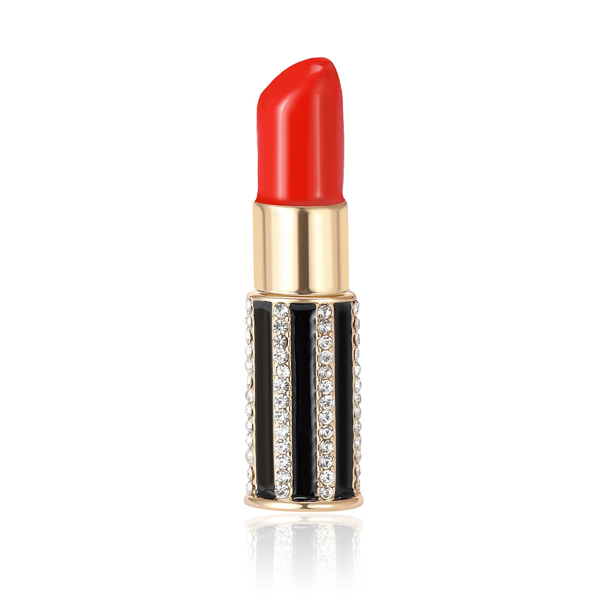 Beaut&Berry Beautiful Lipstick Lips Brooches for Women Unisex Glamour Pins Casual Party Accessories New Gifts Friends Decoration