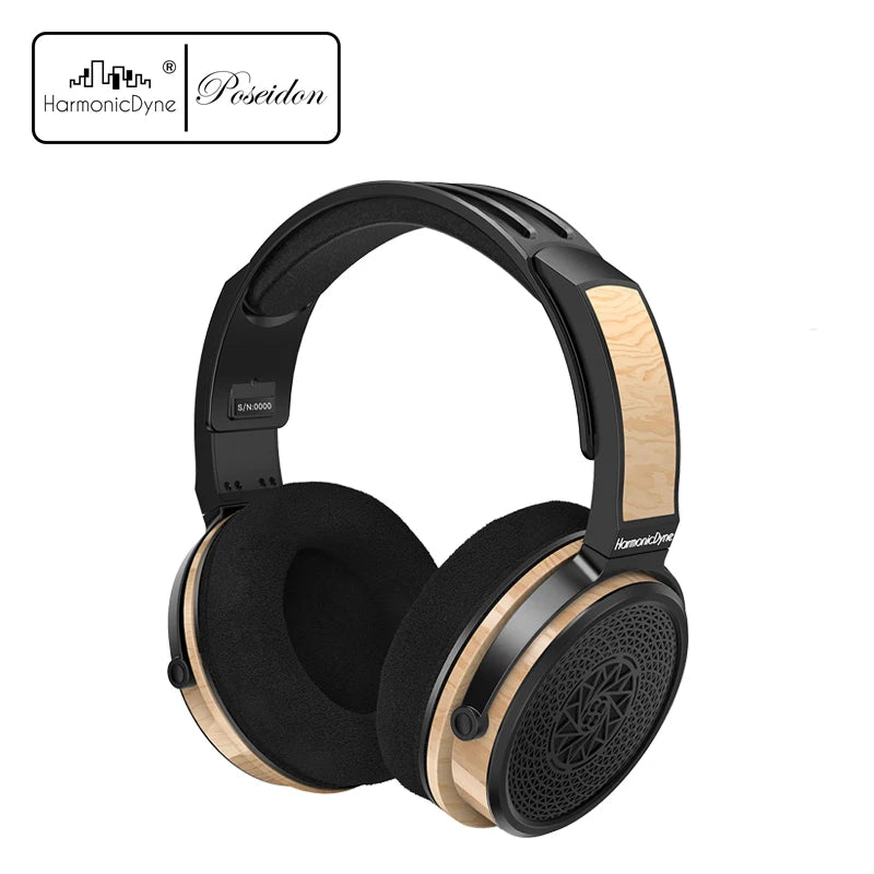 harmonicdyne Poseidon Open-back HIFI Audiophile Over-ear Headphones