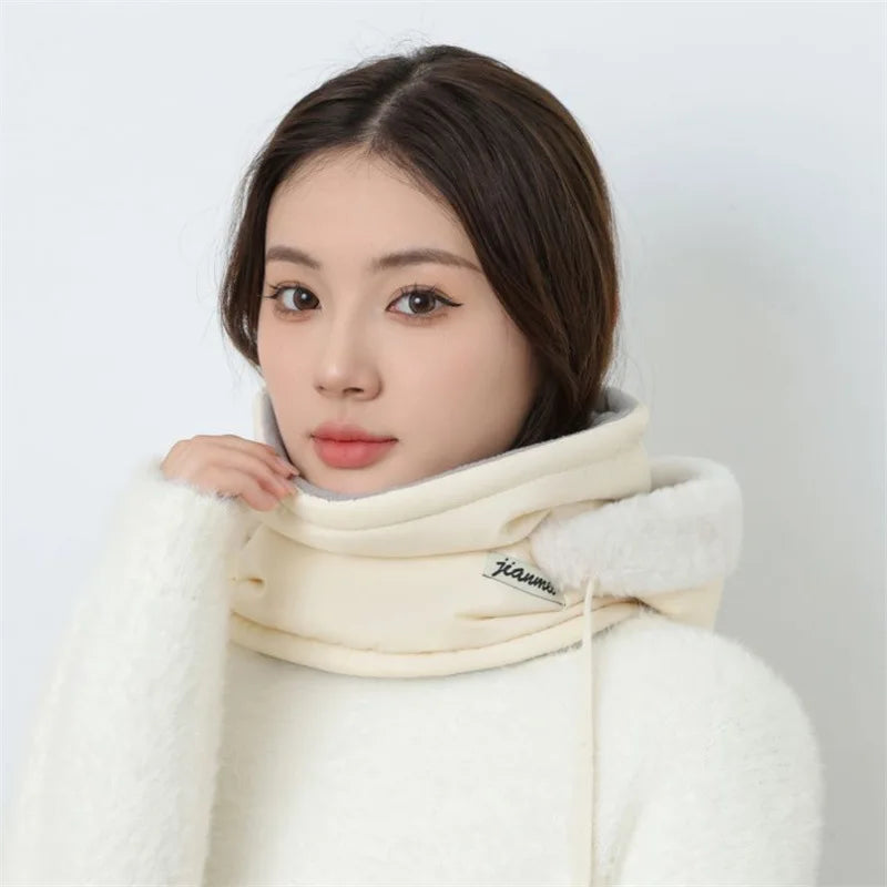 Winter Warm Hat for Men and Women, Autumn and Winter Cycling Ear Protection with Thick Velvet for Cold Protection