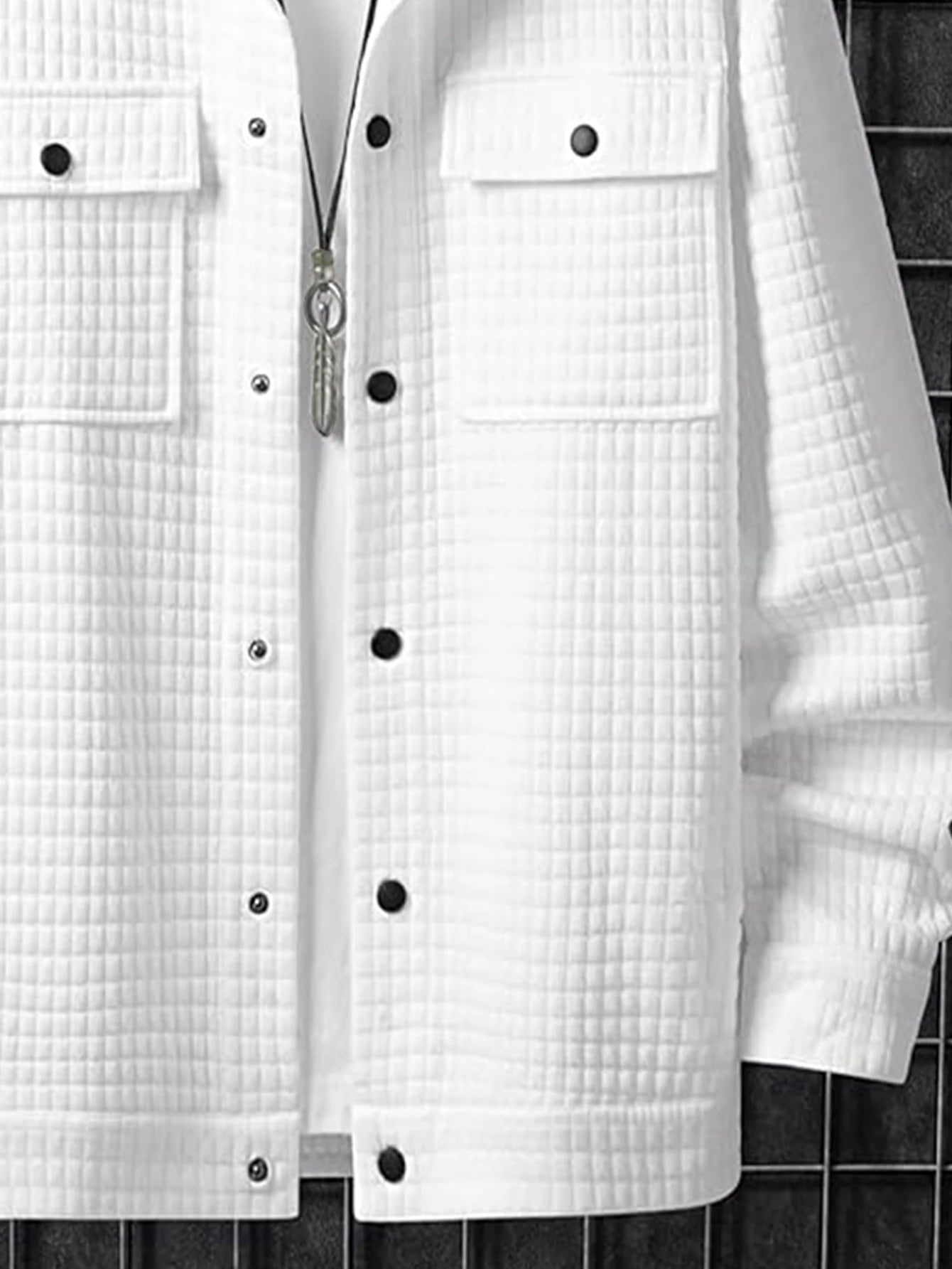 Men's Casual Plaid Jacket Coat Fashionable Outerwear Design Versatile Style Suitable for Leisure & Formal Occasions