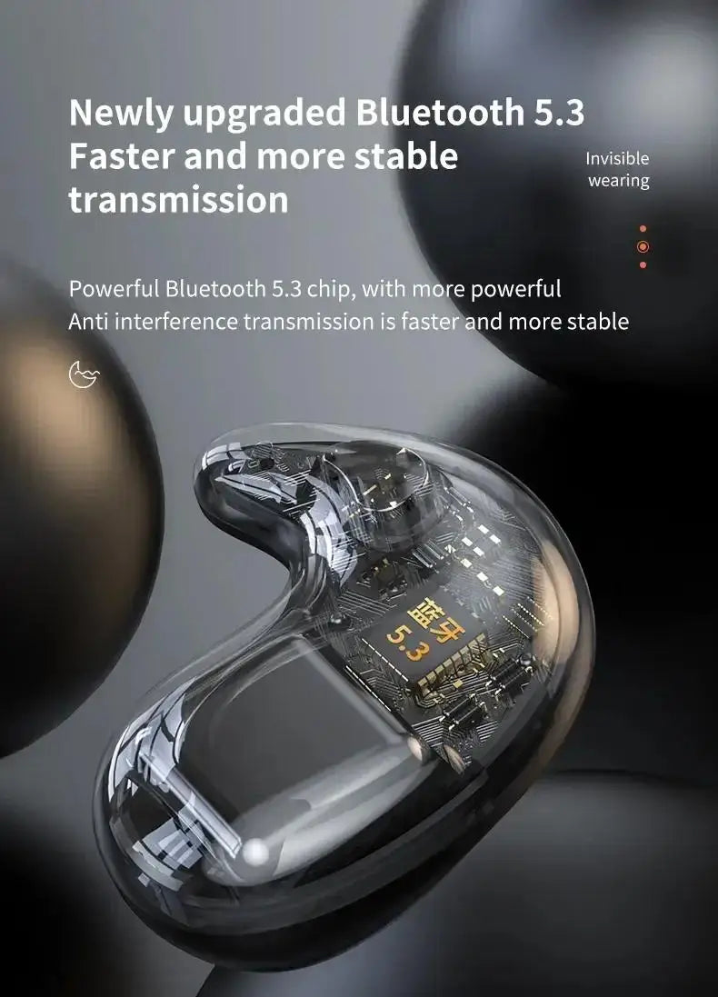 X55 Bluetooth Wireless Headphones Earbuds Ear Hooks Bluetooth Earphones Bass Noise Reduction Earbuds HiFi Stereo Headsets