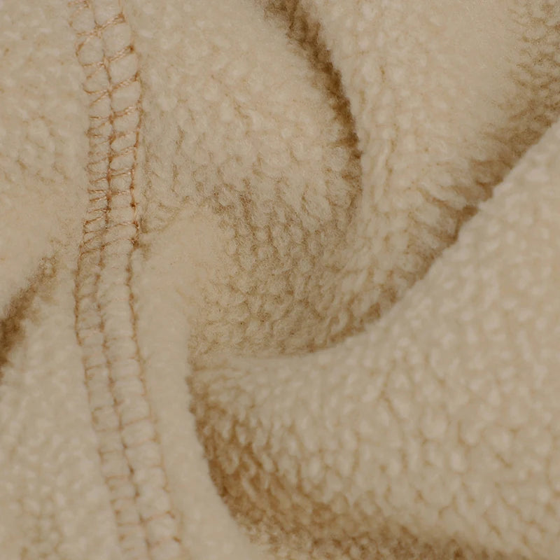 Women Fleece Jacket Top Autumn New Streetwear Fashion Long Sleeves Turn-Down Collar Zippers Coat Jacket Female's Sports Clothing