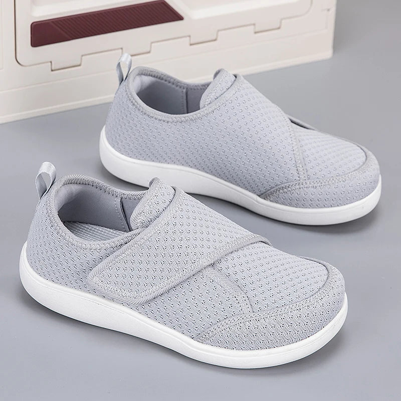 Open Shoes for Elderly Adjustable Diabetic Shoes Swollen Foot Fat Wide Hallux Valgus Bunion Orthopedics Thumb Eversion Men Women