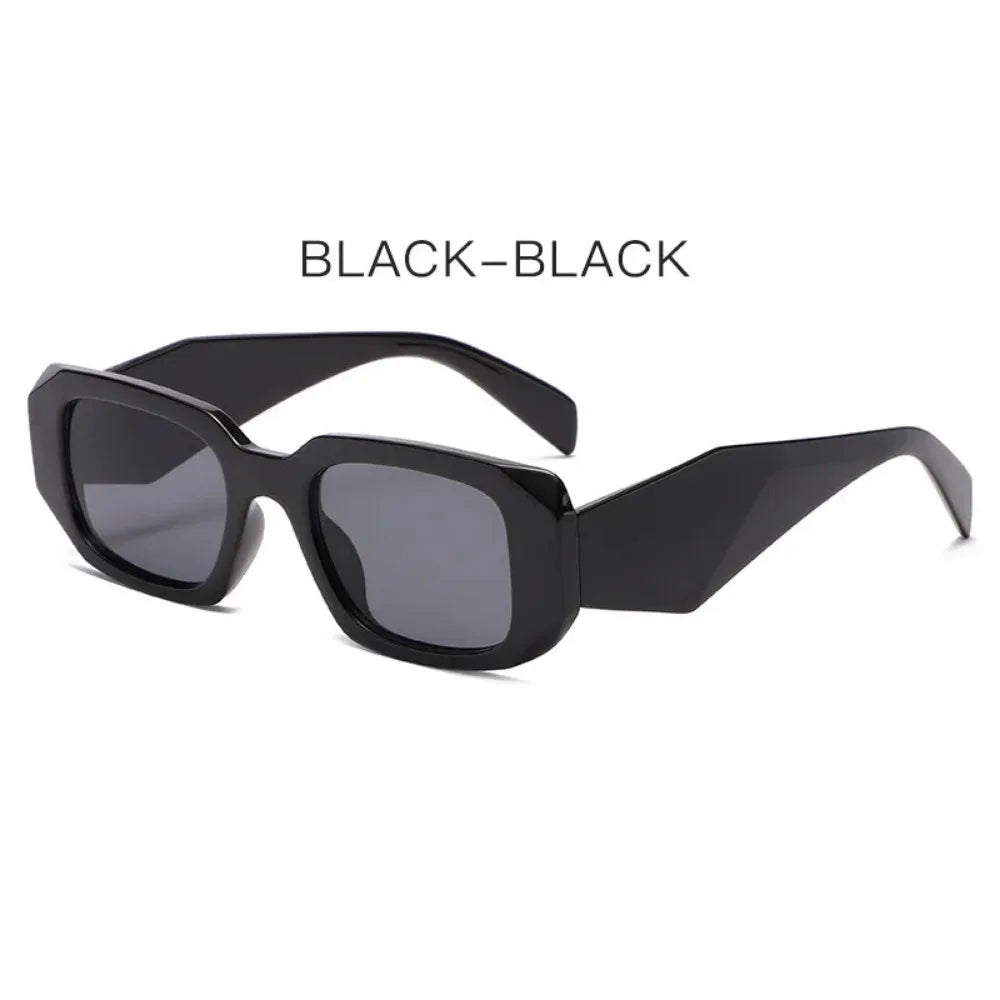 Men's and women's sunglasses, fashionable sunglasses, multi-layer lenses, square frames, sunshades, women's glasses
