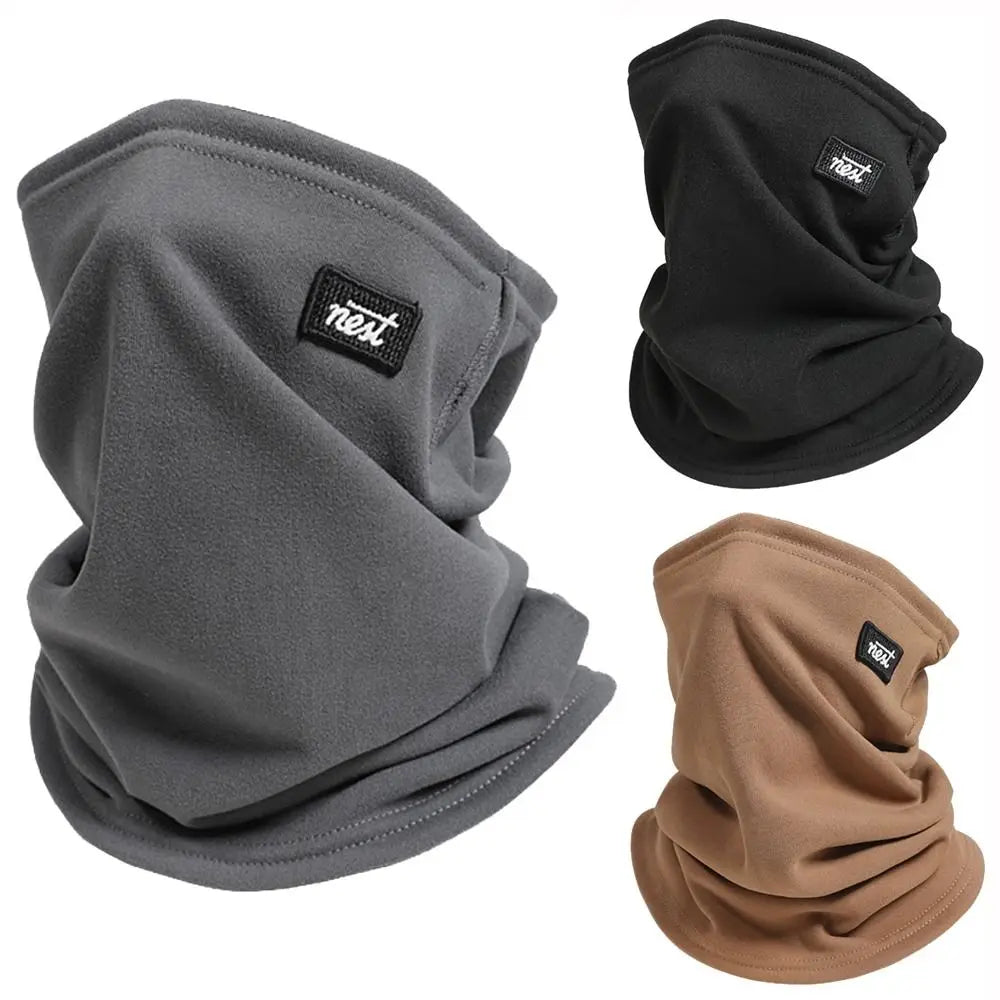 Winter Camping Fleece Neck Gaiter Ski Tube Scarf Snowboard Half Face Mask Face Cover For Men & Women Outdoor Cold-proof Collar