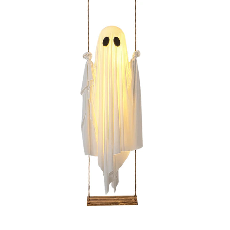 Halloween Ghost Decoration Outdoor Large Hanging Swing Ghost Home Decoration Ghost House Bar Hanging Horror Prop Party Courtyard