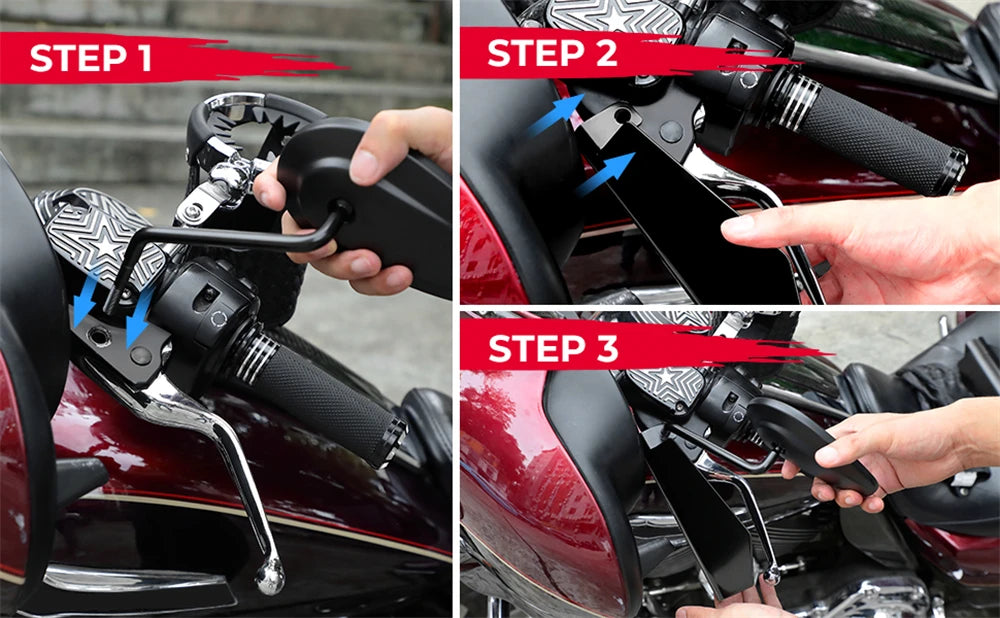 Motorcycle Hand Guard for Road Glide Handguard Hand Shields for Touring Models Street Glide Road King Electra Glide 2006-2022