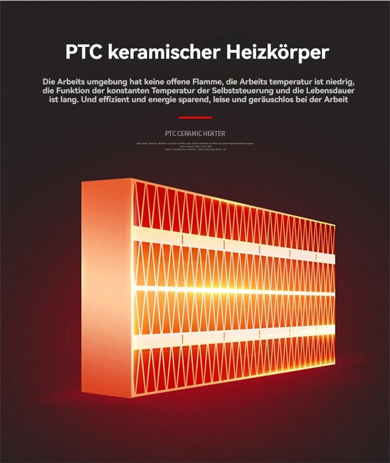 Mini Heater - Portable Desktop Warmer for Office & Household Multi-functional Use