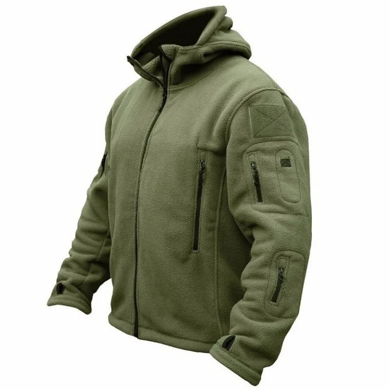 Men's Jackets Warm Military Tactical Sports Fleece Hoodie Jackets Hiking Climbing Fishing Adventure Camping Outdoor Clothing