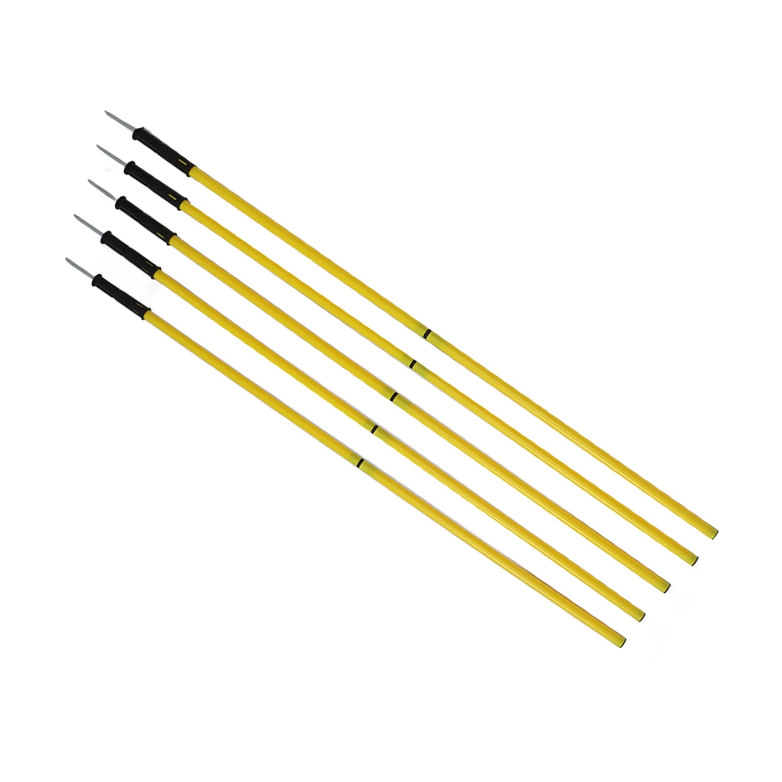 Soccer  Poles Set Yellow  Poles 1.5m  Training Poles Soccer Training Sports  Poles with Base Buckles
