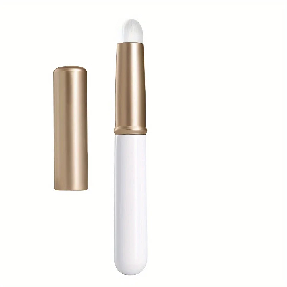 1 Lip Brush, Concealer Brush, Lip Gloss Brush, Concealer Brush With Cover, Makeup Tool Soft Brush Head To Make Lip Makeup.