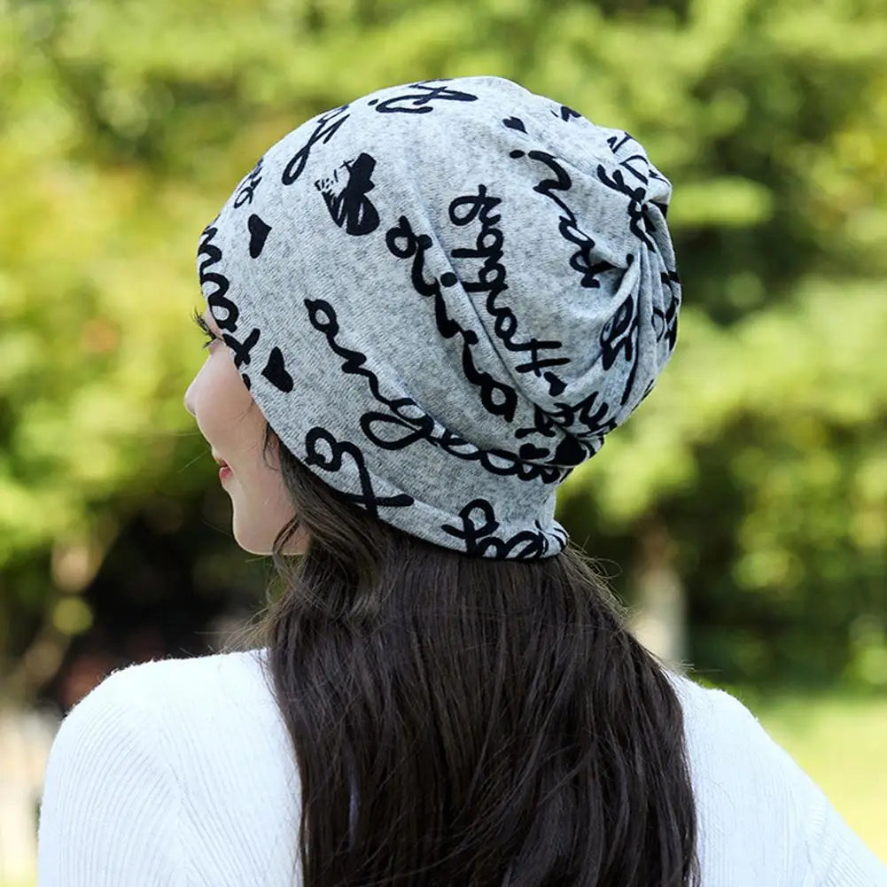 Winter Women Hat Warm Beanie Hats Cap Turban Tube Bandana Headband Scarf Headwear Neck Outdoor Head Kerchief Face Collar Wa C1B1