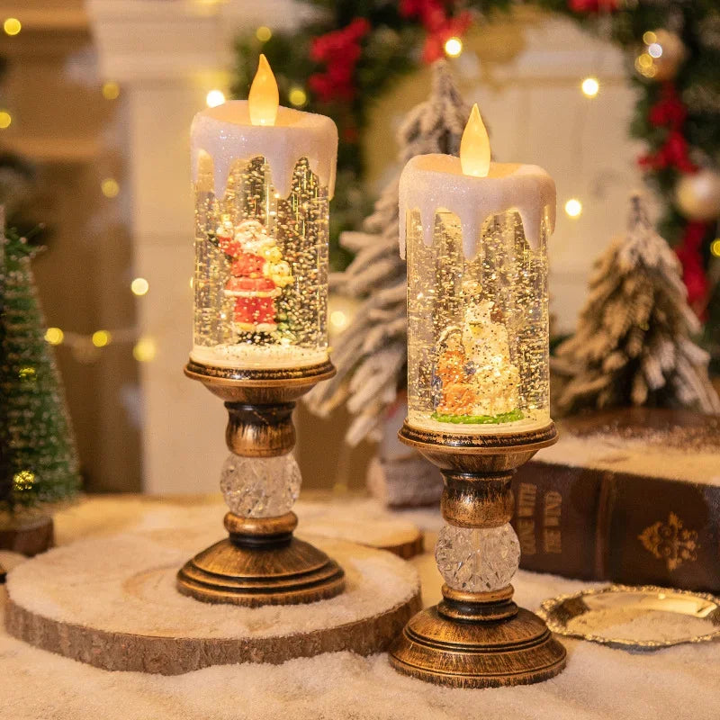 【Christmas Night Light Gift】Soothing Snowfall Glow, Anti-fall & Waterproof, Multi-color Modes, Must-have Party Decor!