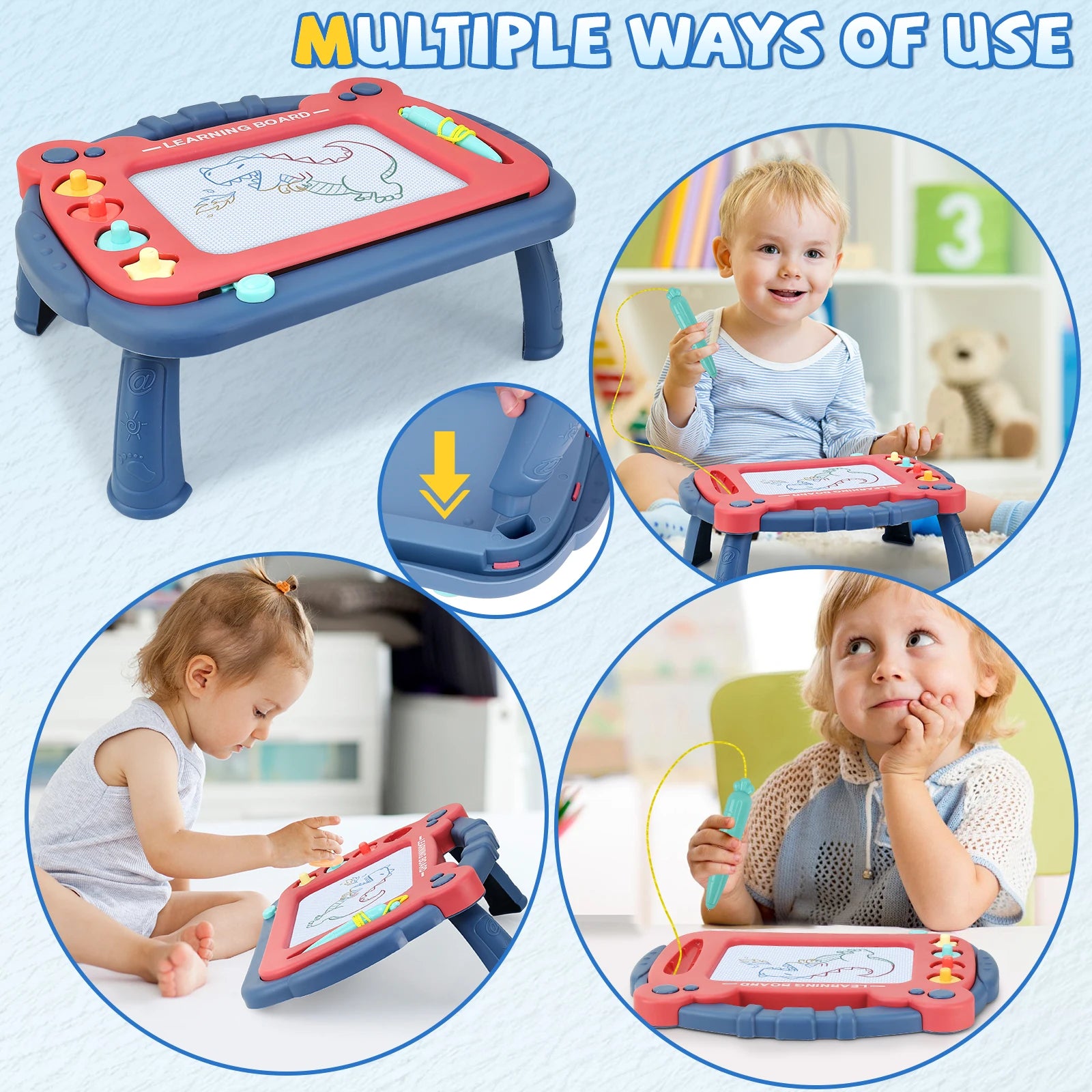 Kid Magnetic drawing board toys toddler graffiti board infant writing board suitable for boys and girls birthday Christmas gifts