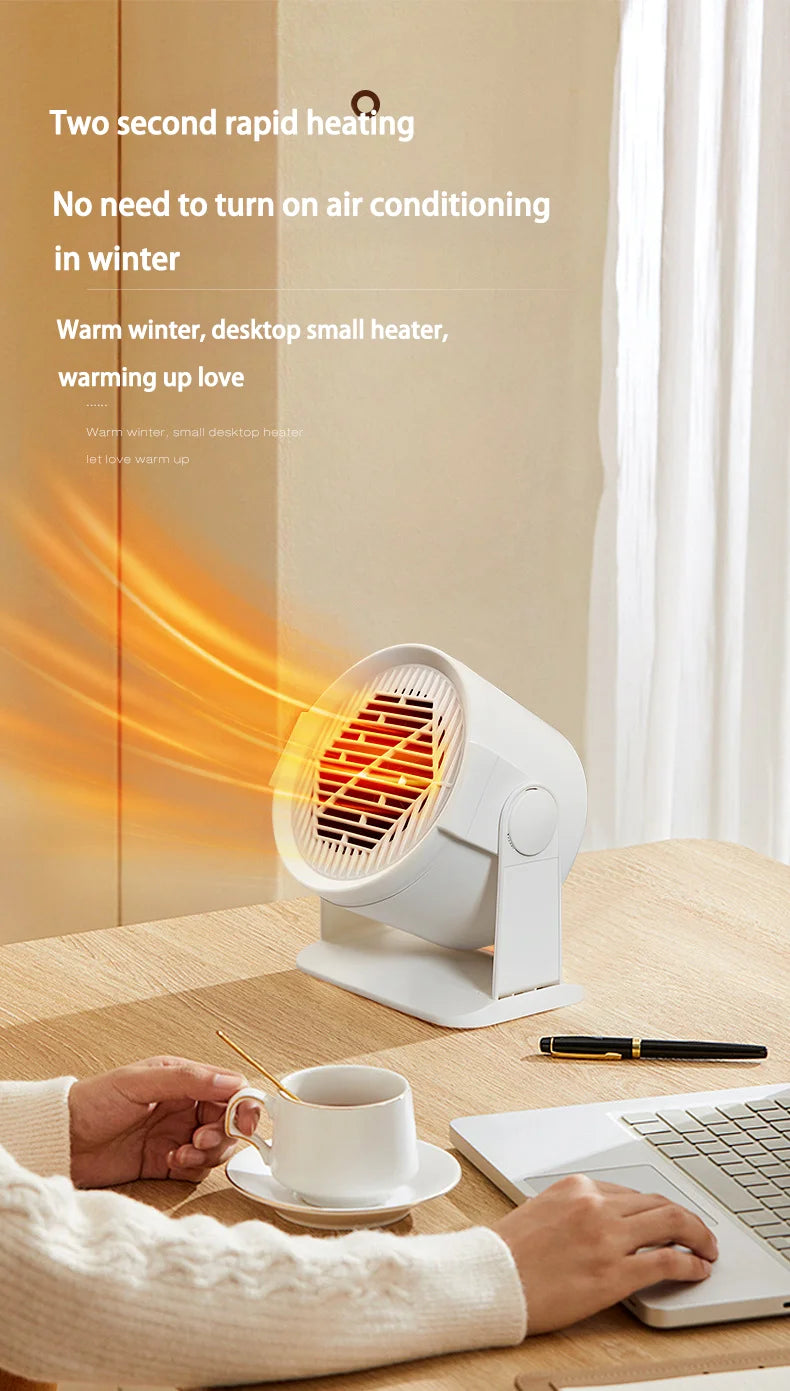 New type of warm air blower, small heater, household energy-saving, energy-saving, foot heating, instant electric heating