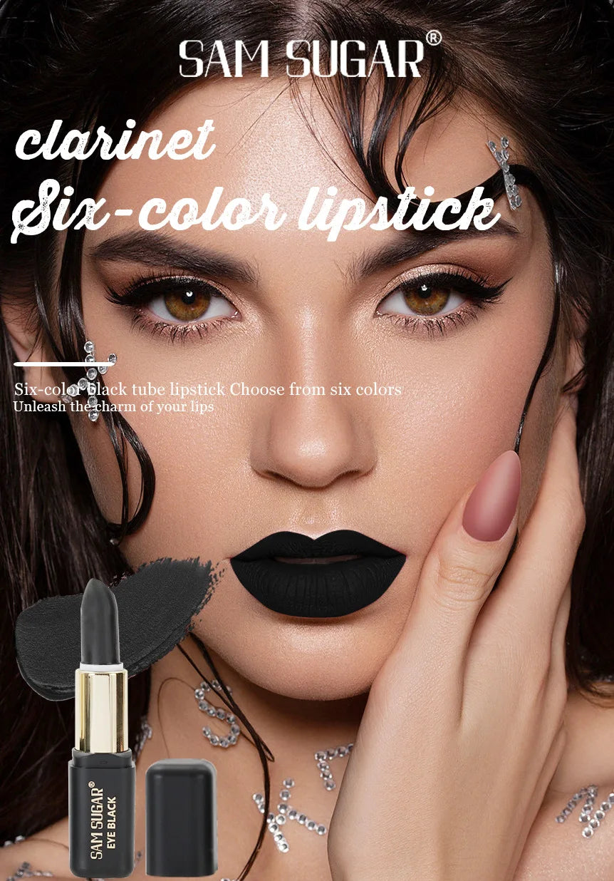 Halloween Dark Makeup Matte LipstickWhite Liquid Foundation Face Body Painting Base for Cosplay Mardi Gras Carnival Natural Look