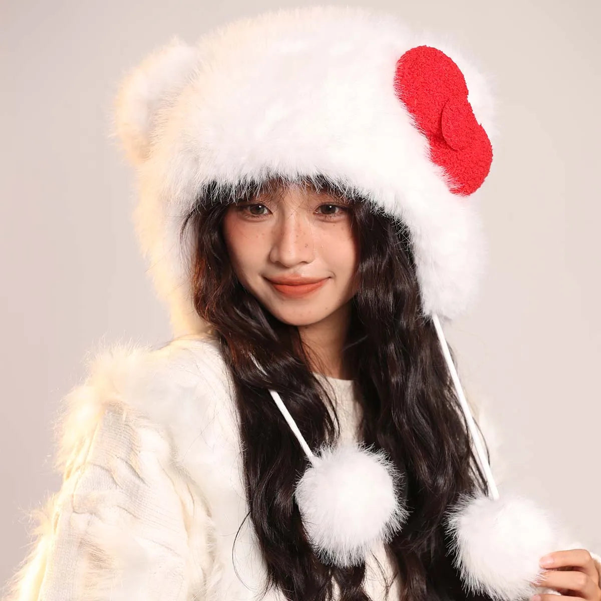 men's Hat beanie ski mask Caps Women's hat Beanie winter accessories Hat with earflaps Y2k hat Wool hats Winter hat bunny ears