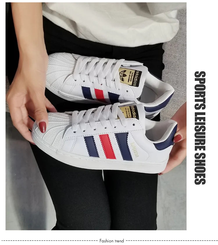 Couple Boardshoes Simple Basics Versatile Comfy Casual Light Walking Shoes New Hot Selling Men Women Student Little White Shoes