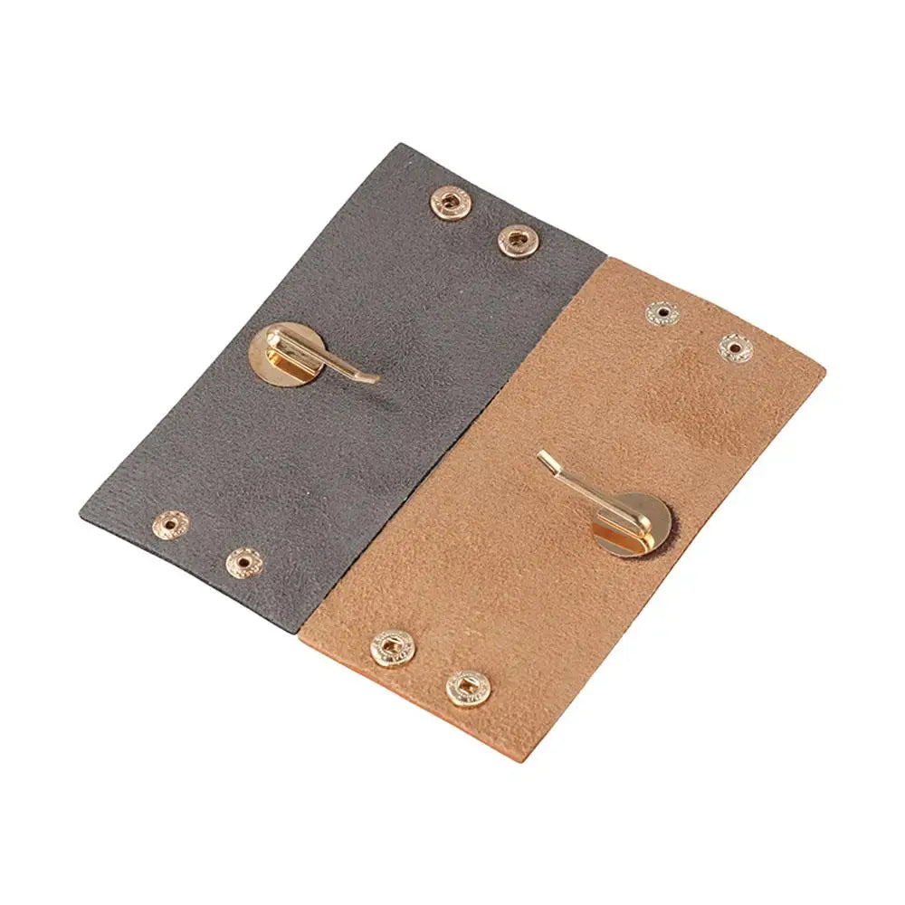 Accessories Girl's Headwear Hair Wrap Hairpins Korean Style Hair Cuff Ponytail Holder PU Leather Hair Band Women's hair clips