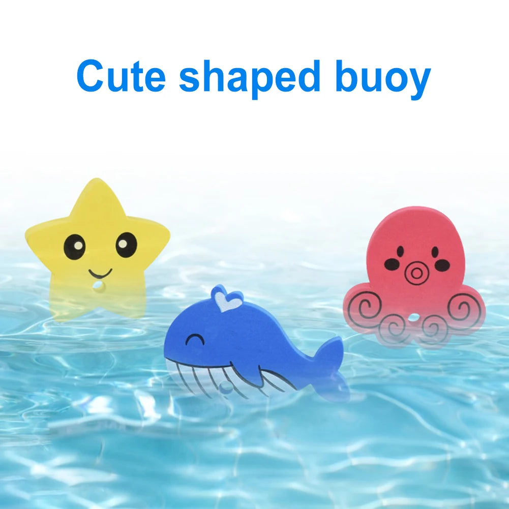 Kid's Summer Diving Water Toys 80cm 1set Diving Toy Rings Diving Swim Through Rings Strong Resilience Best Pool Gifts for Kids