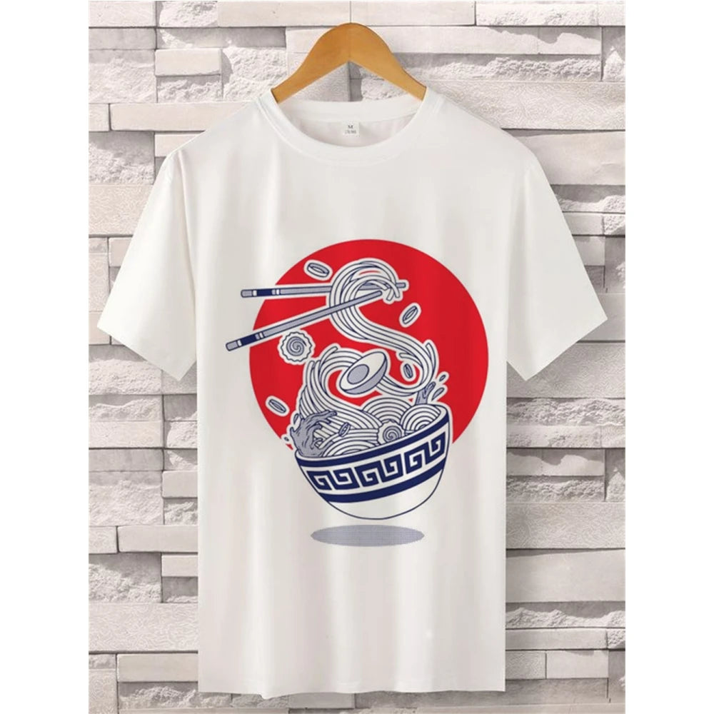 Cartoon Men's T-Shirt Casual Fashion 3d Print Short Sleeved Summer T-Shirt For Men Clothing Street Breathable T Shirt Top Tee